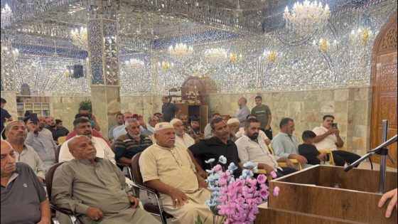 مزار العالم السّيد عبد الكريم بن طاووس (رضوان الله تعالى عليه) يحتضن احتفالاً مباركاً بمولد سيد الكائنات