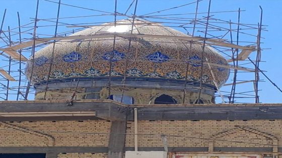 استئناف العمل بالكتيبة القرآنية في الحرم الطاهر لمزار سيد إبراهيم أحمر العينين (رضوان الله تعالى عليه)