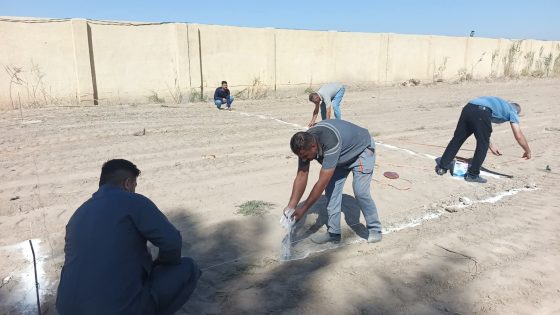 وضع حجر الأساس لمجمعات صحية جديدة في مزار السيّد عبد الله بن الإمام علي الهادي (عليه السلام)