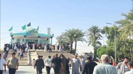 في موسم زيارته.. حشد الزائرين يواصل زحفـه نَحو مزار الحاج يُوسف بن الإمام الحَسن ( عليه السّلام)