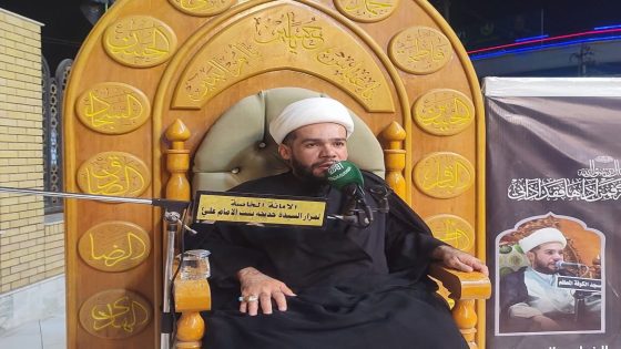 أمانة مزار السّيدة خديجة بنت الإمام علي (عليه السّلام) تُقيم مَجلس عزاء بذكرى شهادة البتول