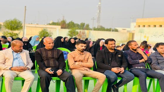 الأمانةُ الخاصّةُ لمزارِ الحمزةِ الغربي (رضوان الله تعالى عليه) تحتفي بحفلِ التكليفِ الشرعي للفتيات في مدرسة المعلّم فاروق