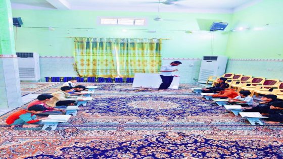 الأمانة العامة للمزارات الشّيعية الشّريفة ترعى مسيرة العلم والقرآن في مزار السّيد ثروان بن الحسن (رضوان الله تعالى عليه)