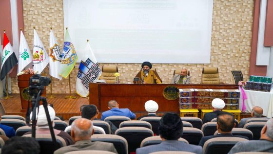 وفد الأمانة الخاصّة لمزار العلوية شريفة بنت الإمام الحسن المُجتبى (عليه السَّلام) يشارك في فعاليات الموتمر العلمي الدولي الخامس