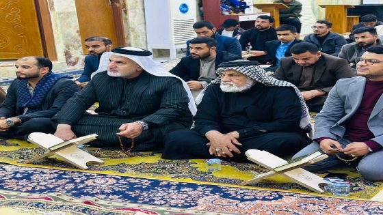 بنفحاتٍ قرآنية… أمانة مزار السيّد صالح بن الإمام علي الهادي (عليه السّلام) تحتفي بولادة سيّدة نساء العالمين