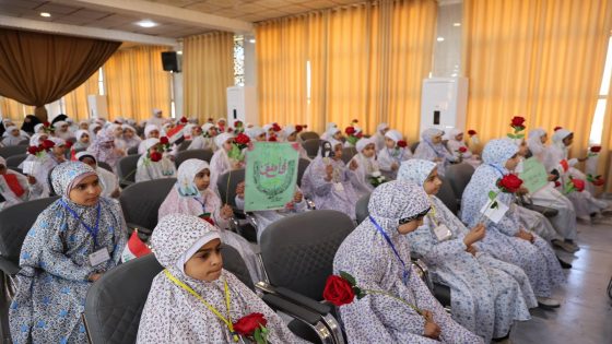 على خطى الزهراء (عليها السّلام)… أمانةُ مزار القاسم تُتوِّجُ الفتياتَ بمراسمِ التكليف الشرعي