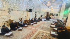 إقامة الخَتمة القُرآنية الأسبوعية في مزار السّيد محمد بن الحمزة (رضوان الله تعالى عليه)