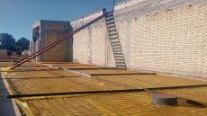 المباشرة بتهيئة أرضية حرم مزار تاج الدين الآوي (رضوان الله تعالى عليه)