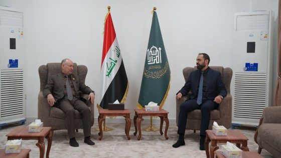 نائب الأمين العام للمزارات يستقبل النائب حسين صاحب مهدي لبحث سير الأعمال الجارية في مزارات محافظة بابل