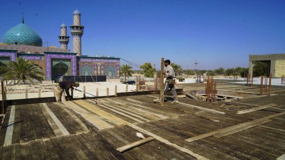 حراكٌ عمرانيٌّ متصاعد في رحاب مزار العلوية شريفة بنت الإمام الحسن (عليه السلام)… جهودٌ متواصلة لخدمة الزائرين
