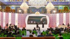 مزار العلوية شريفة بنت الإمام الحسن (عليه السلام ) في بابل يحتضن ختام مسابقة رحيق الولاء للردة الحسينية ضمن ملتقى النورين القرآني الخامس ومنافسات مشرّفة تجسد الوفاء والارتباط بمنهج أهل البيت (عليهم السلام).