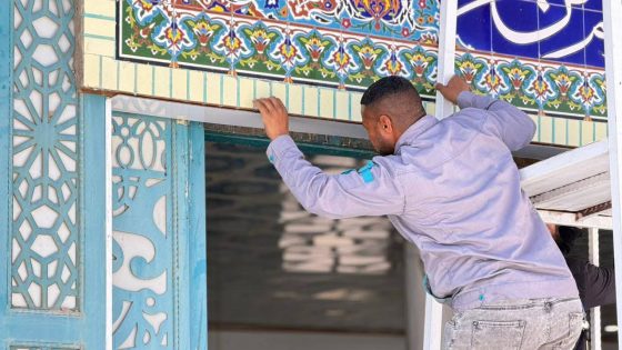 أعمال صيانة مُتواصلة في مزار كُمَيْل بن زياد (رضوان الله تعالى عليه) وفق مَعايير فنيّة