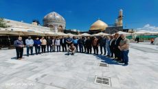 الأمانة العامة للمزارات تنظم زيارة تعريفية لوفد بيت الحكمة إلى مزارات صلاح الدين