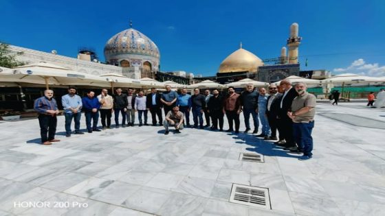 الأمانة العامة للمزارات تنظم زيارة تعريفية لوفد بيت الحكمة إلى مزارات صلاح الدين