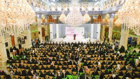 ألفُ زهرةٍ على أعتاب الطاعة أمانة مزار العلوية شريفة بنت الإمام الحسن (عليه السلام) في بابل تحتفي بتكليف 1000 فتاة في مهرجان إيماني مُهيب.