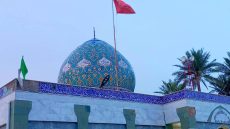 اكتمال أعمال تغليف قبة مزار السيد محمد بن علي (رضوان الله تعالى عليه) بكساء الـGRB