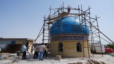 وفد من قسم الشؤون الهندسية يتفقد مزارات محافظة البصرة