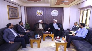وفد الأمانة العامة للمزارات الشّيعية الشّريفة يزور دار القرآن الكريم في العتبة الحُسينية المُقدسة