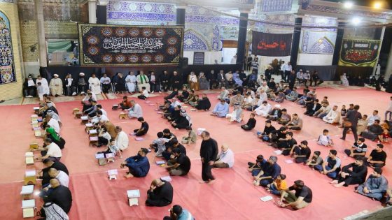 أمانة مزار السّيد تاج الدين الآوي (رضوان الله تعالى عليه) تُقيم محفلاً قرآنياً إحياءً لذكرى شهادته