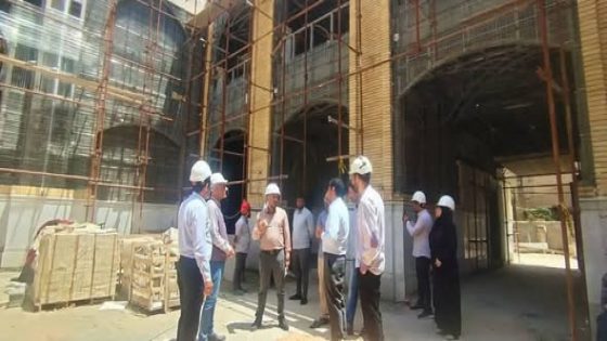 رئيس قسم المشاريع الهندسية يطلع على سير أعمال توسعة مزار ولدي مسلم بن عقيل (رضوان الله تعالى عليه)